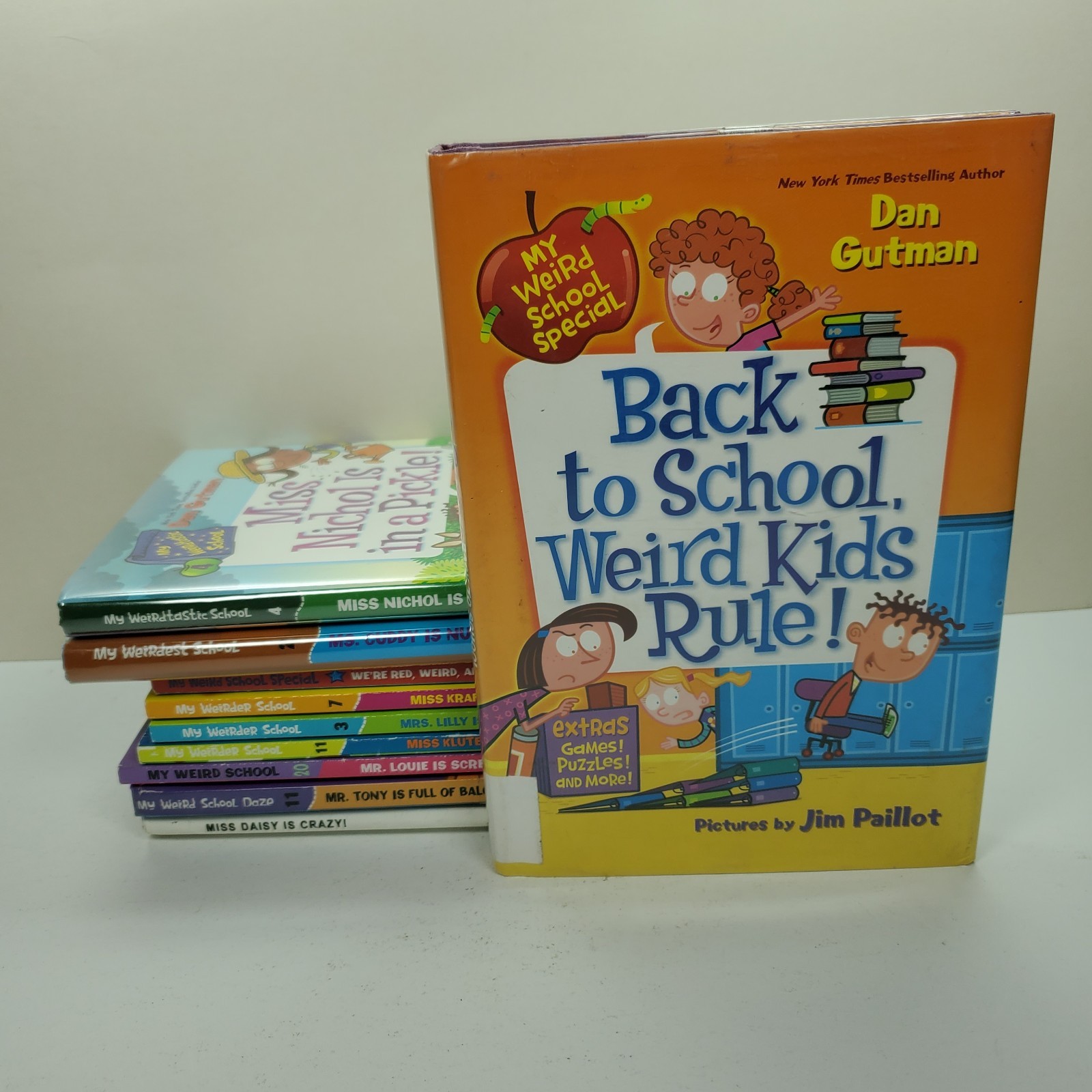 Lot of 10 My Weird School Book Set by Dan Gutman