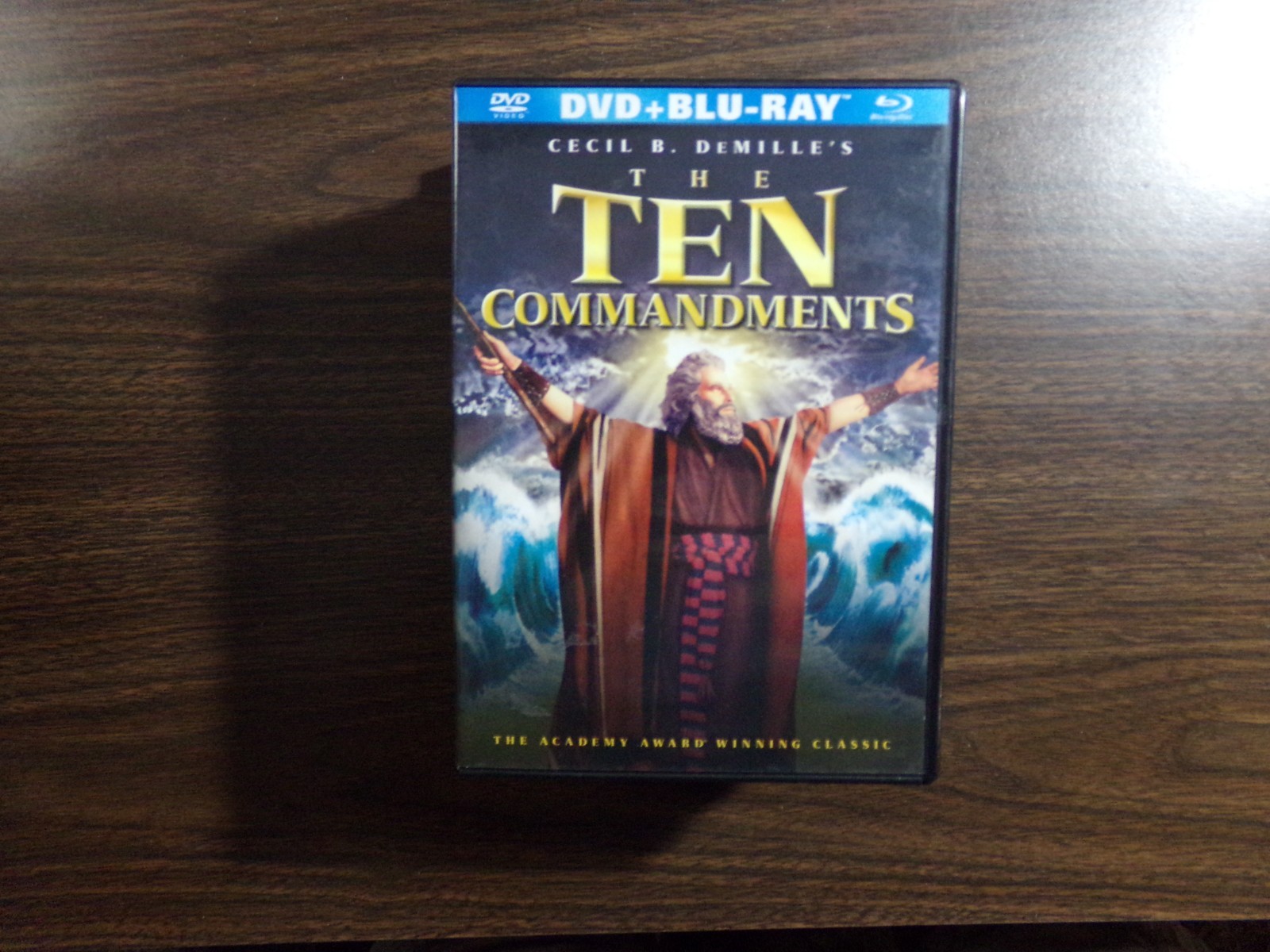 The Ten Commandments (BLU RAY/DVD COMBO, 4 Disc Set, 1956, KEEPCASE)