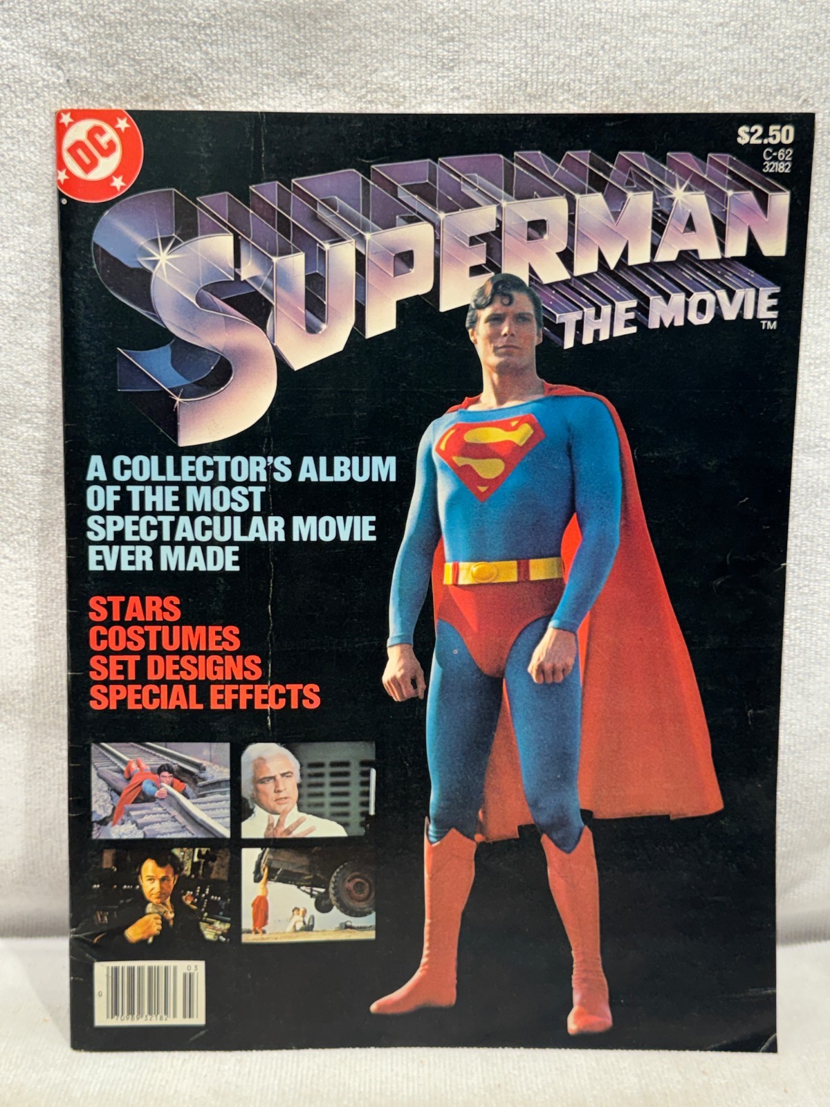 DC Comics Superman the Movie Collector’s Album #C-62 1979 Christopher Reeve