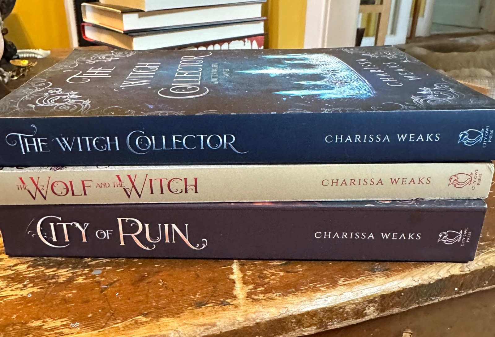 The Witch Collector, Wolf and the Witch Charissa Weaks PB Romantasy 3 book lot