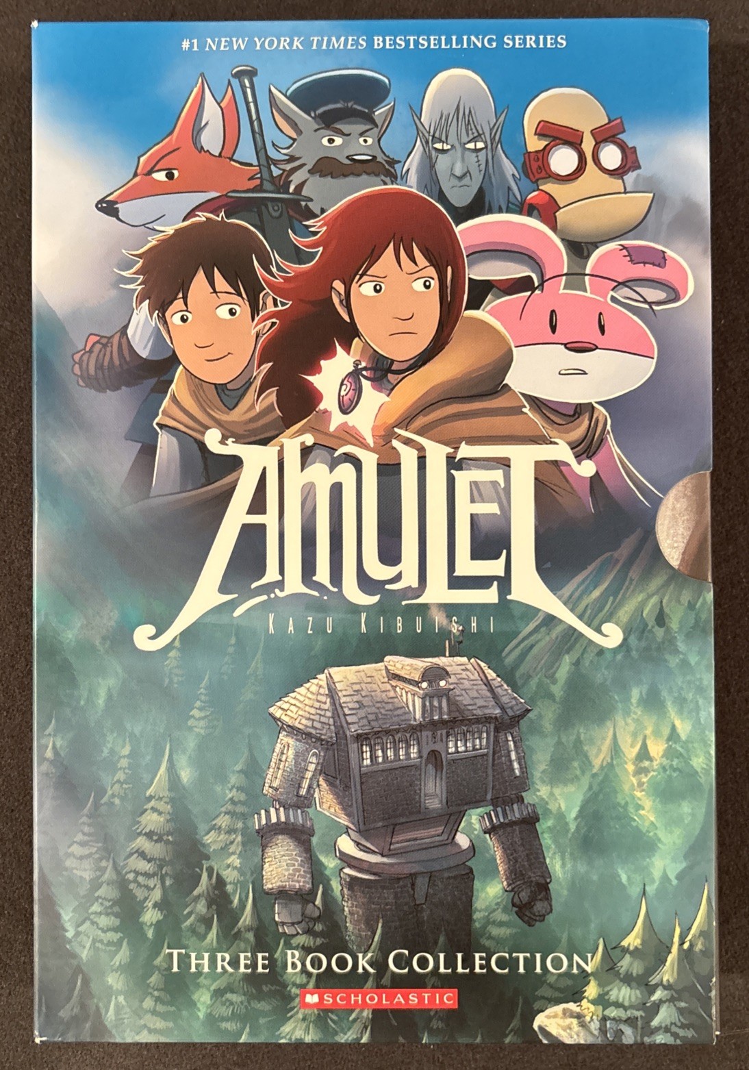 Amulet Box Set: Books 1-3 PBs Stonekeeper, Stonekeeper’s Curse, Cloud Searchers
