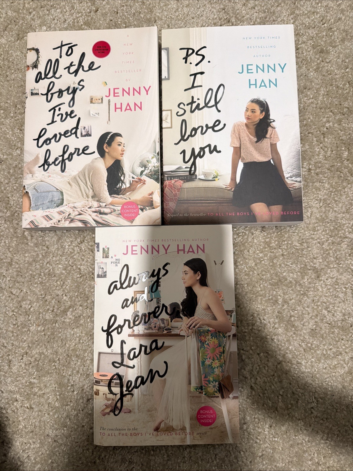 Jenny Han To All the Boys I’ve Loved Before Series 3 Book Set PB YA Fiction