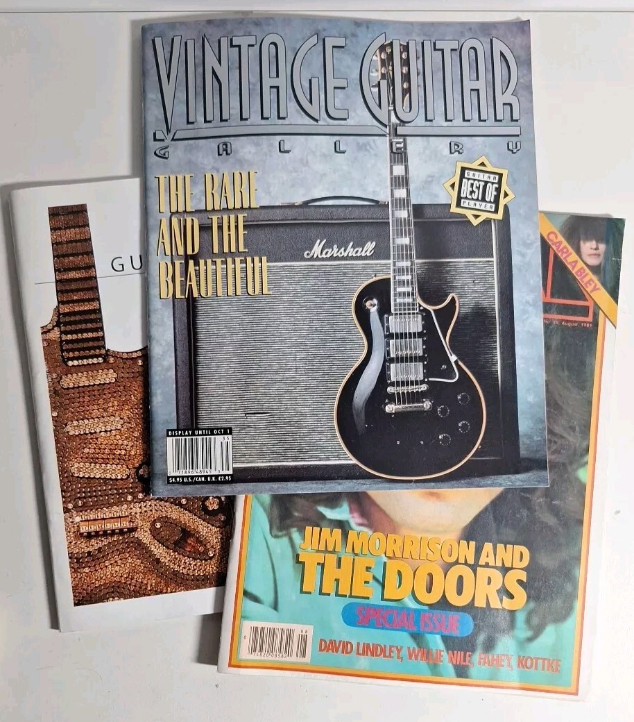 Vintage Guitar Gallery Magazine 1993 Musical player & Listenr Guitarmania Lot