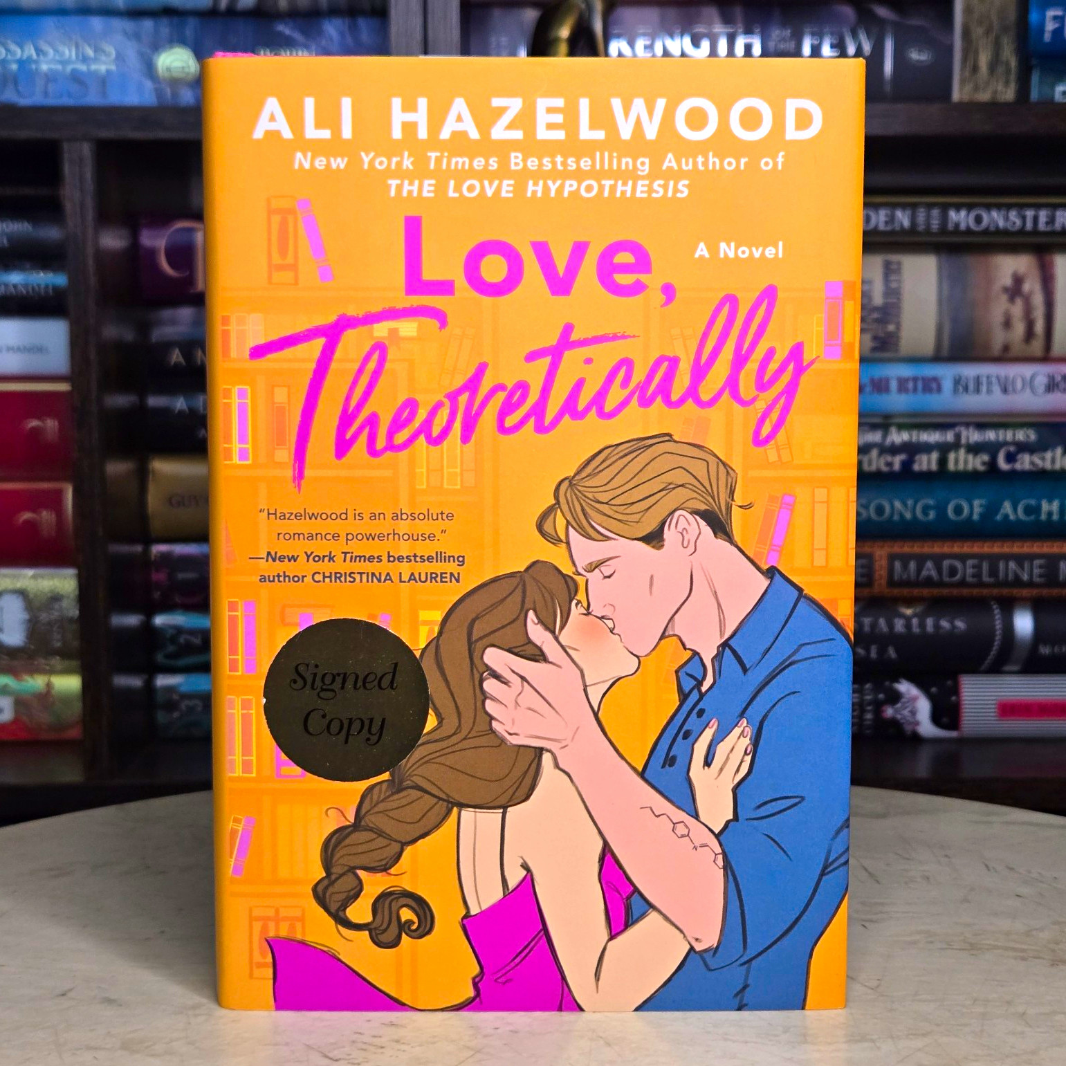 Ali Hazelwood Love, Theoretically Hardcover Signed 1st Print (2023)