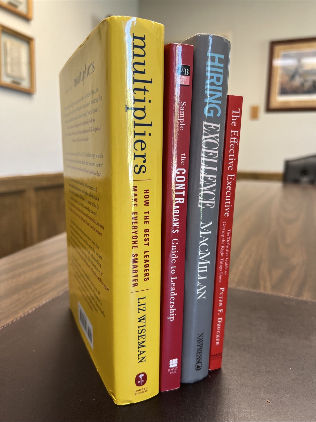 Leadership, Business, Management Lot Of 4 Books | Classic, Vintage, HC, DJ, PB