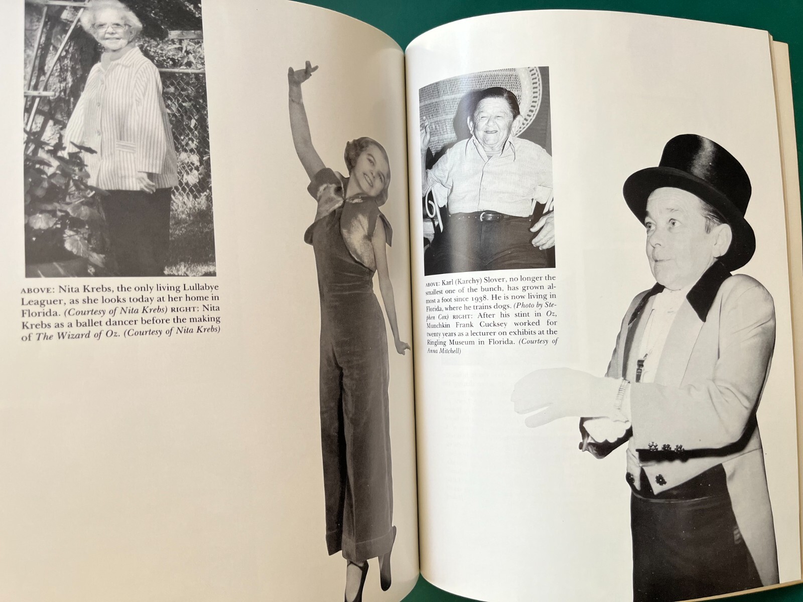 WIZARD of OZ MUNCHKINS REMEMBER Book SIGNED Author Cox + 3 Munchkins