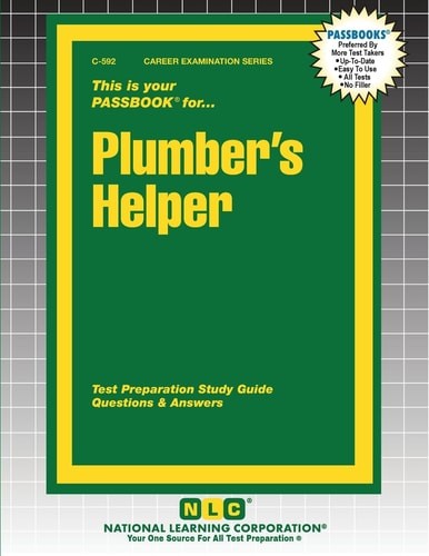 Plumber’s Helper (Career Examination), , Very Good Book