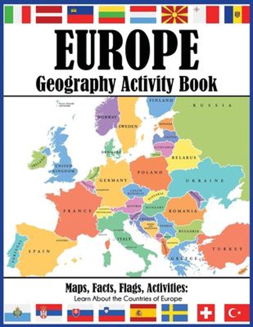 Europe Geography Activity Book Paperback Dylanna Press