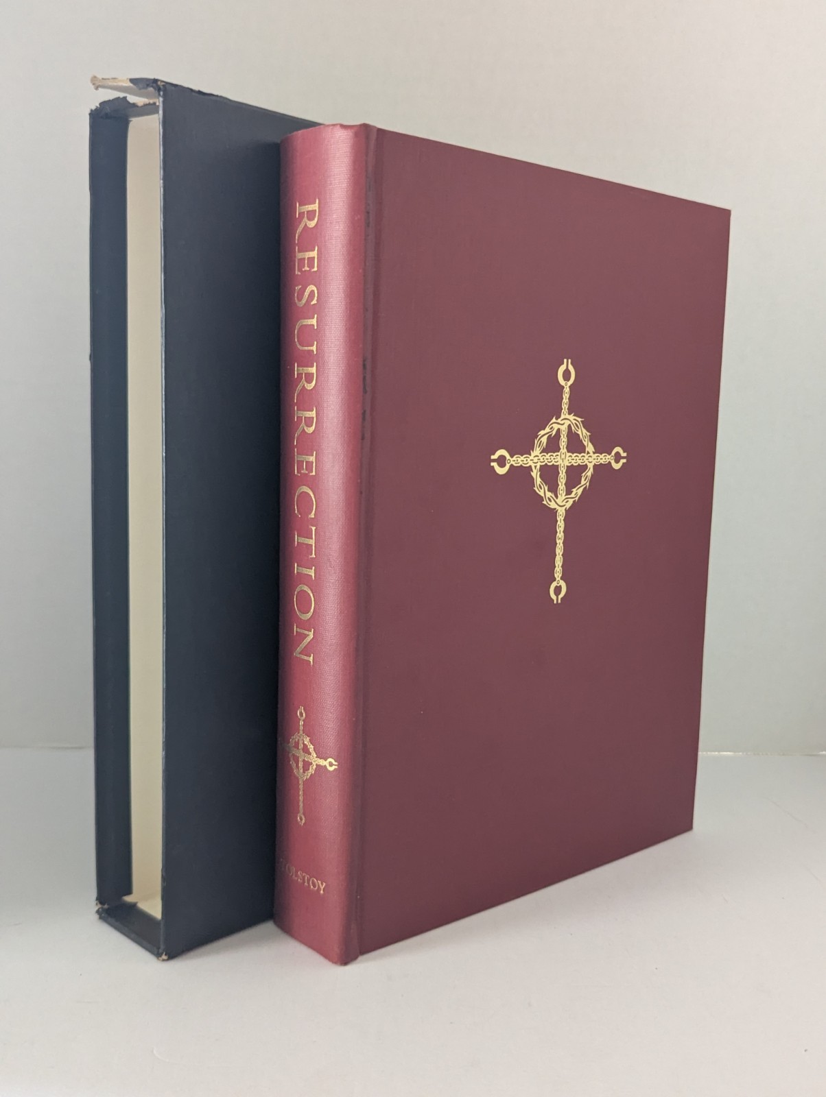 Resurrection by Leo Tolstoy Heritage Press 1963 Hardcover Illustrated Slipcase