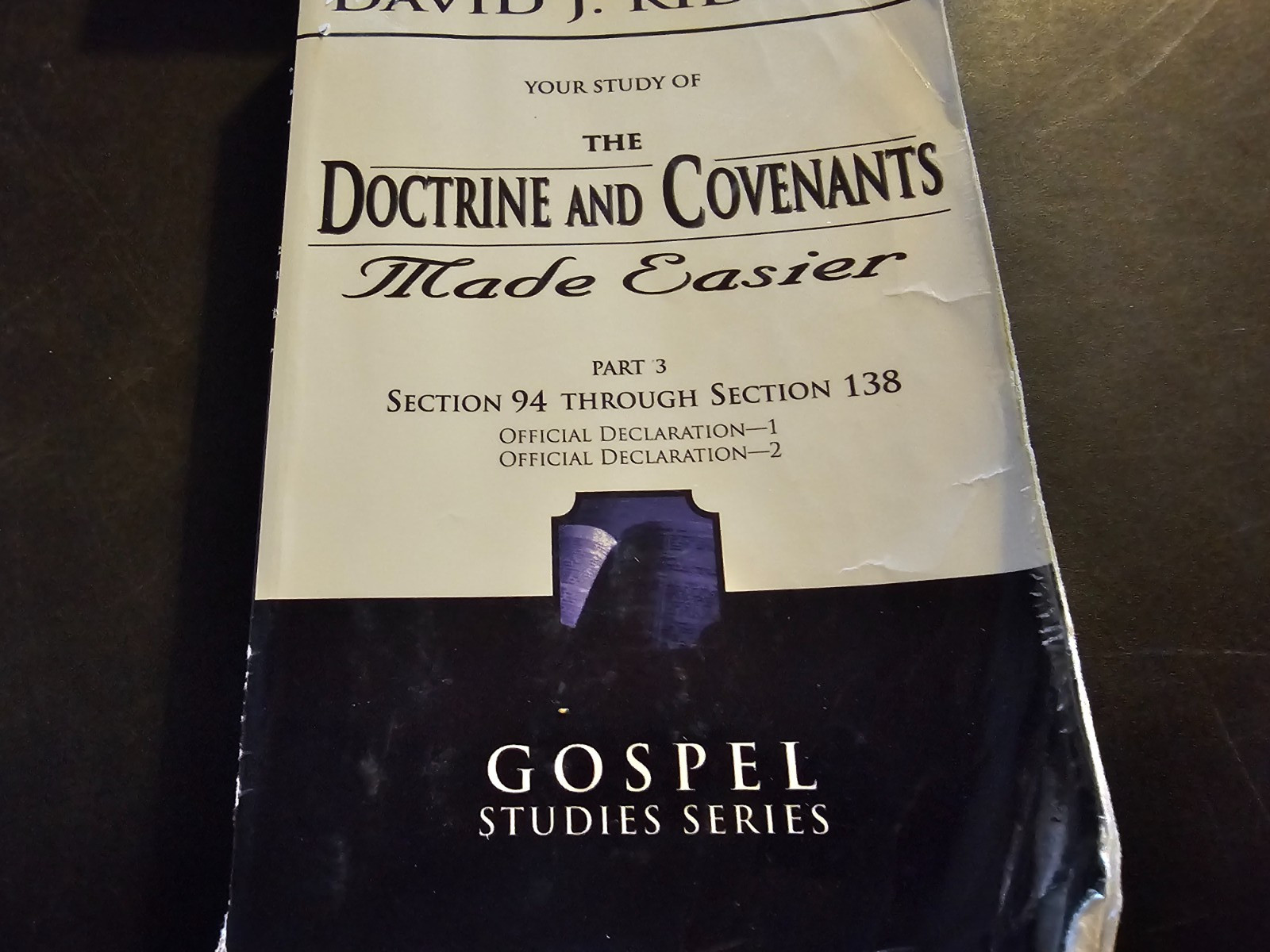 David J. Ridges, Lot 6 Doctrine & Covenants + Book of Mormon Sets Made Easier
