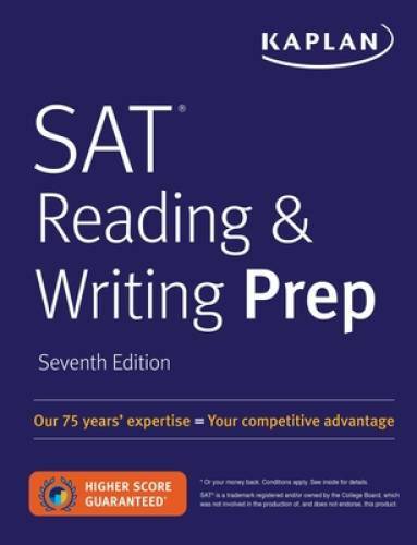 SAT Reading and Writing Prep (Kaplan Test Prep) – Paperback – GOOD