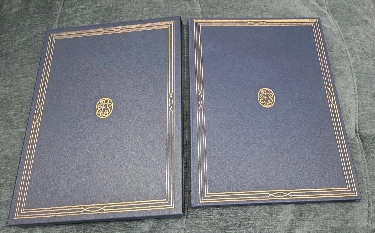 Folio Society Edward Gibbon’s Atlas Of The World 1991 Folio Society Slipcase VG