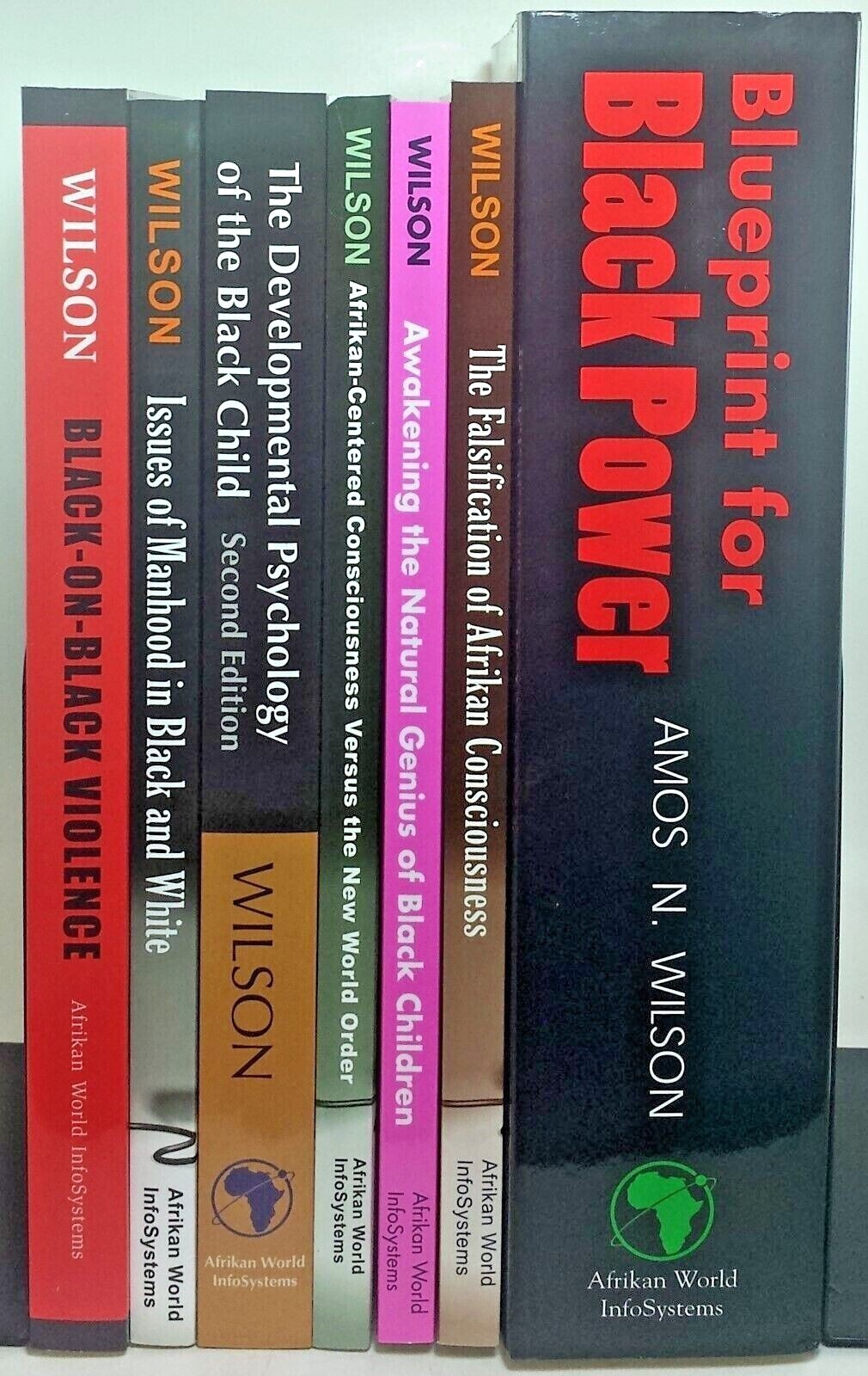 Amos Wilson Book collection, buy any book or all 7 books – your choice.