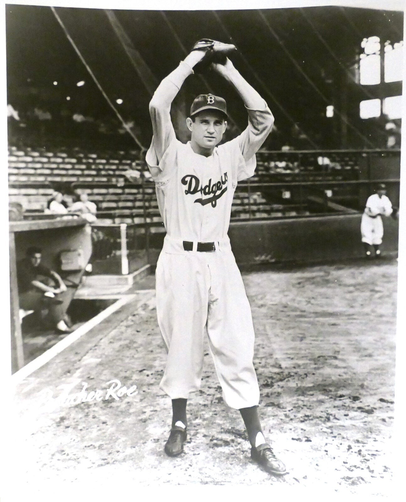 Preacher Roe PREACHER ROE BROOKLYN DODGERS PHOTO 8” x 10” inch Photograph