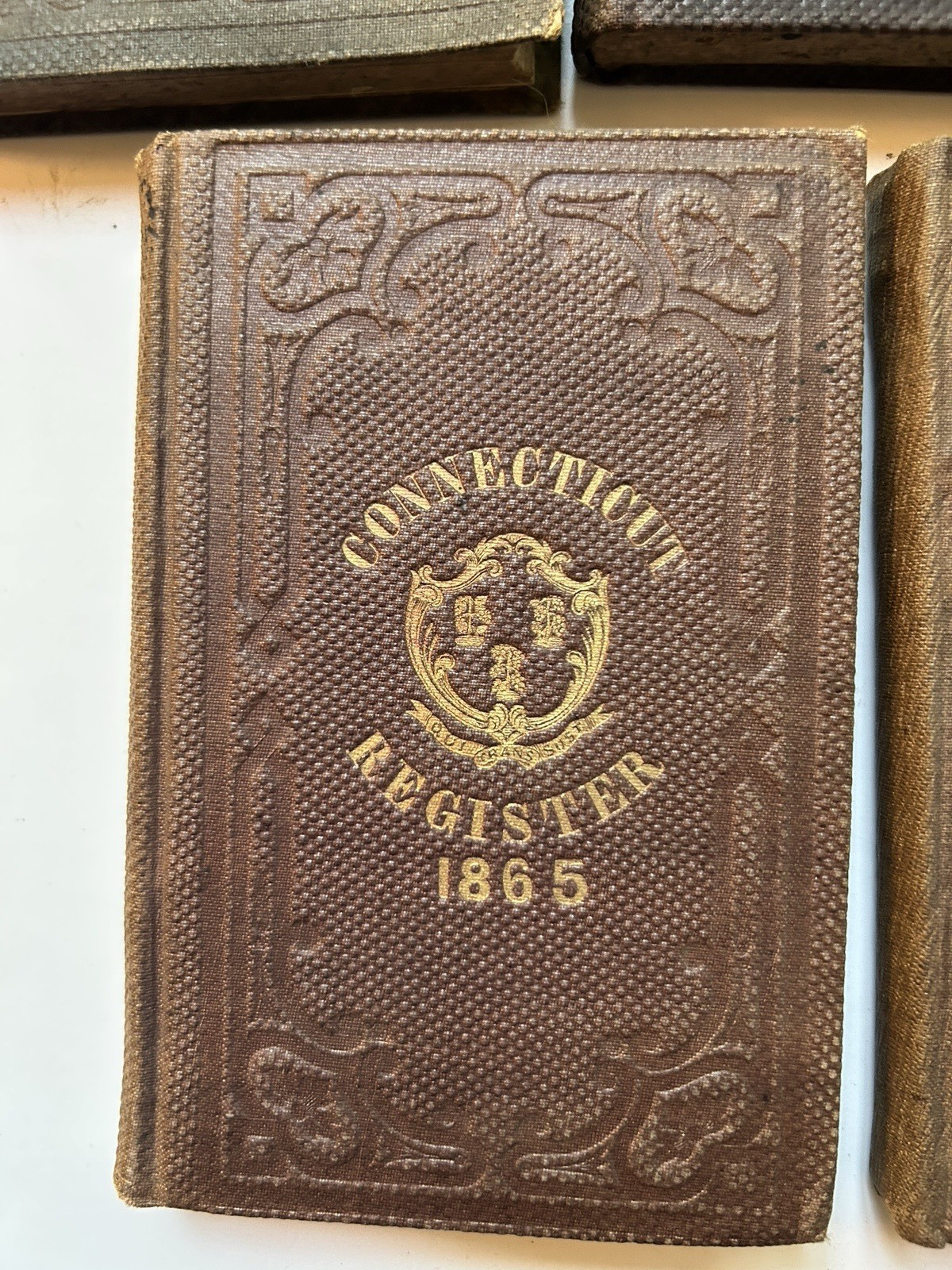 Lot of 9 Connecticut Annual Registers – 1860’s ~ Published by Brown & Gross