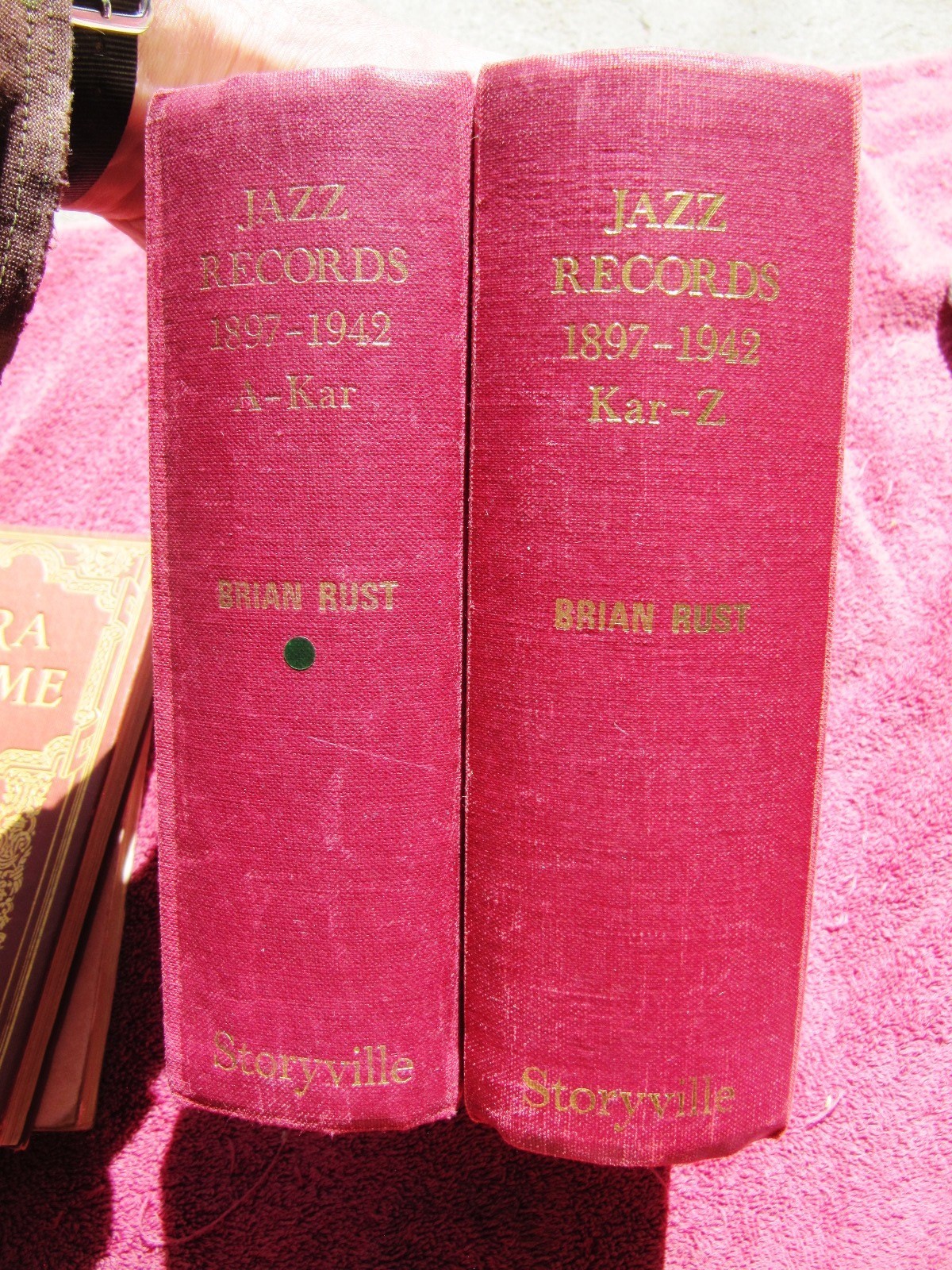 Brian Rust JAZZ RECORDS 1897-1942 Discography Vol 1&2 1st Ed 1969 Ragtime