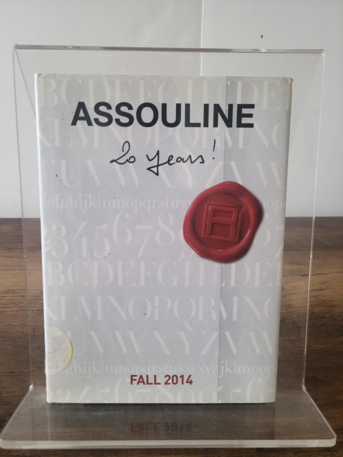 Assouline 20 Years Fall 2014 Look Book HC DJ