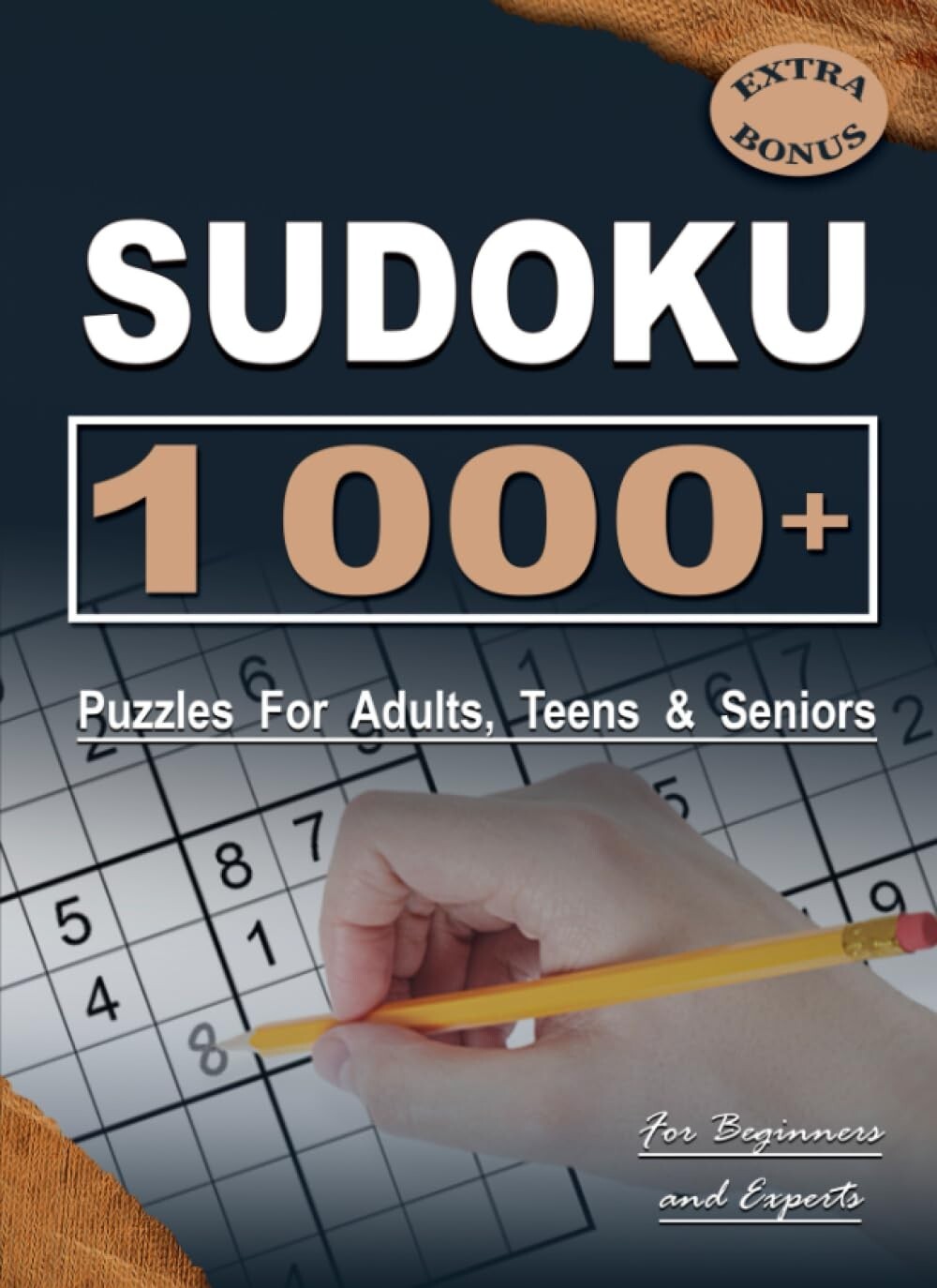 Sudoku Puzzle Book for Adults Easy to Hard with full Solutions 11.65×8.5×0.51