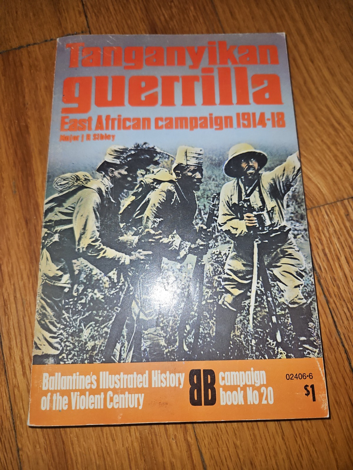 Tanganyikan Guerrilla East African Campaign 1914-18 WWI Ballantine Book 20 Vinta