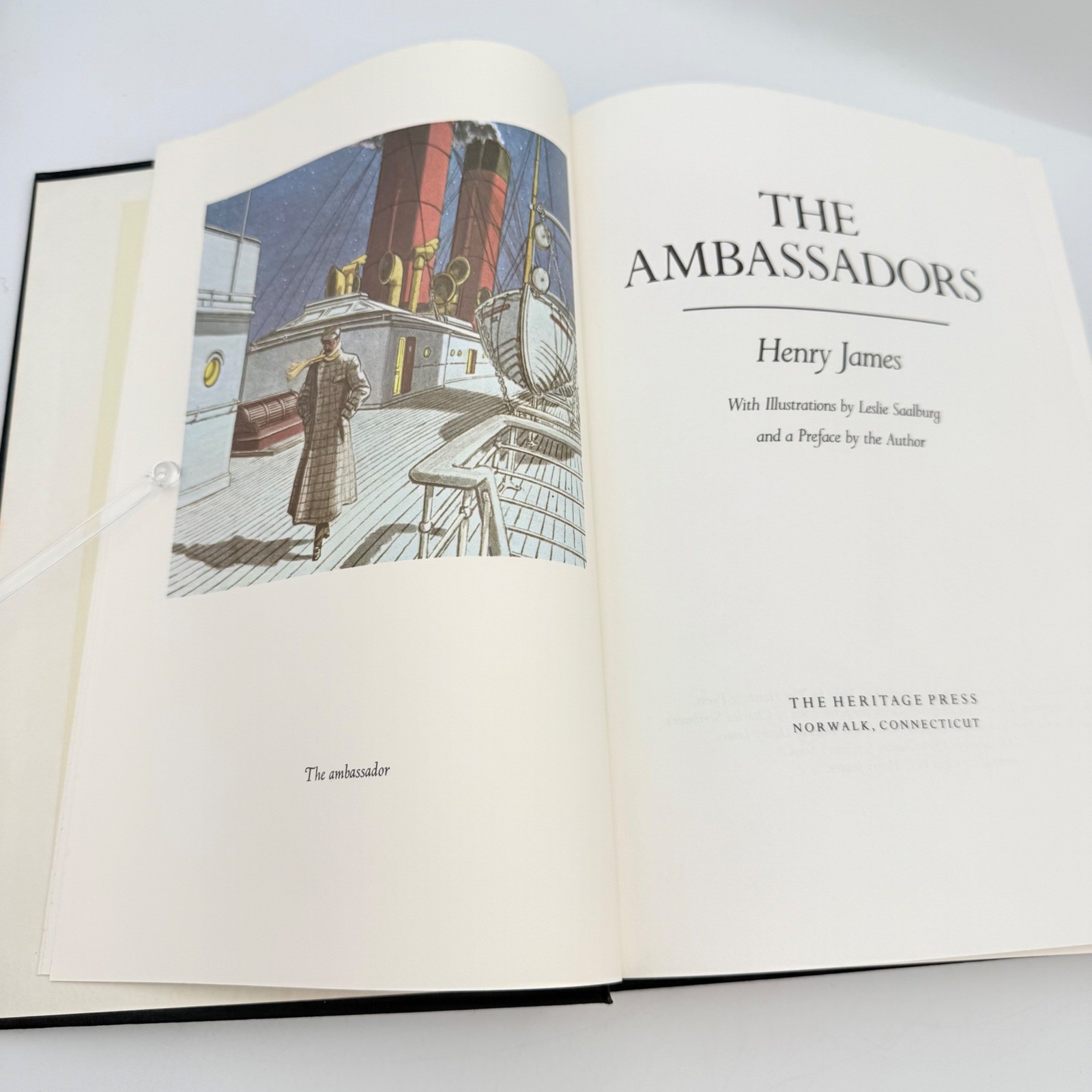 The Ambassadors Henry James Heritage Press 1963 Illustrated Slipcase Sandglass