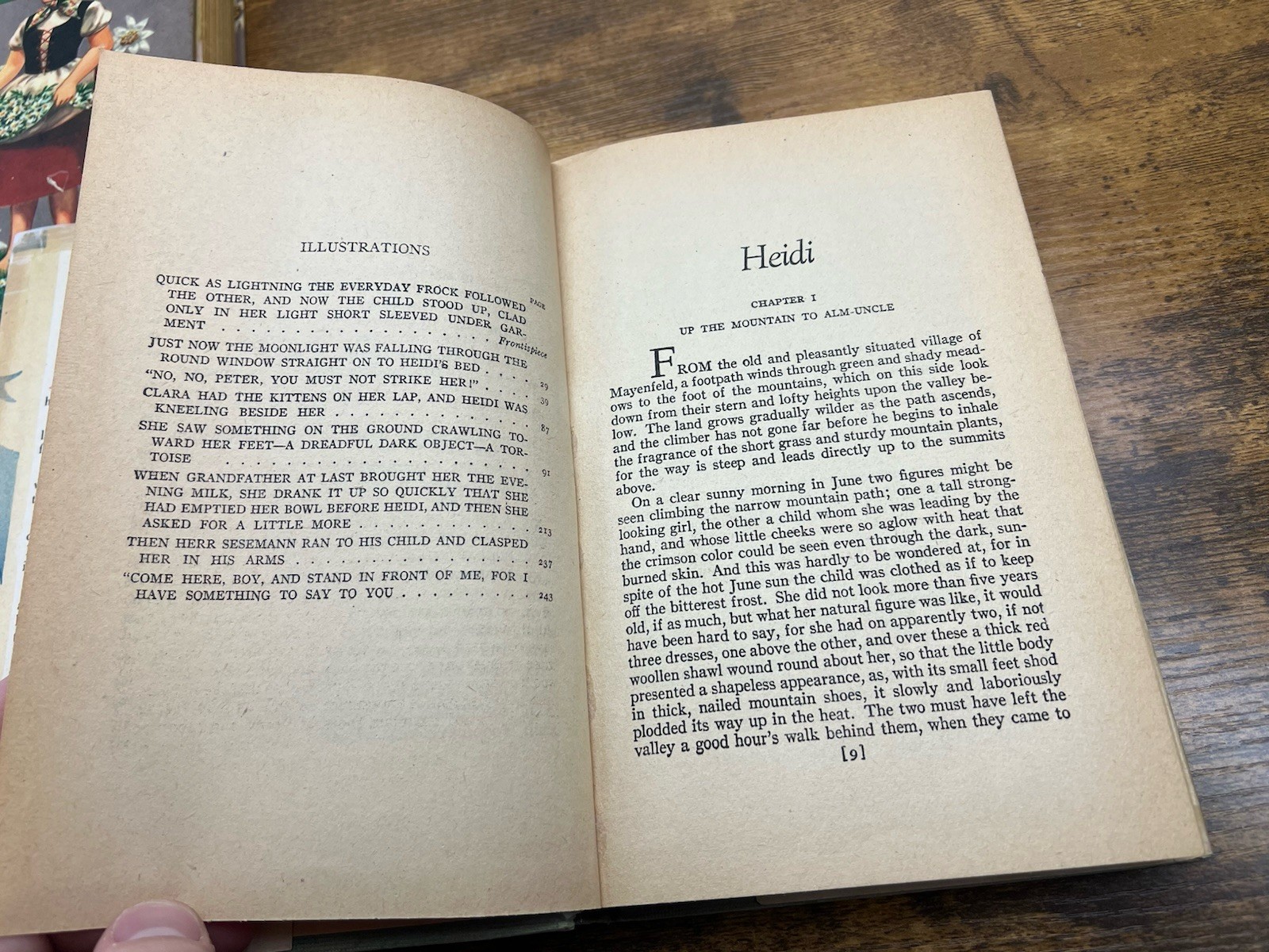 Lot of 2 Vintage HEIDI Books Johanna Spyri – 1939 & 1955