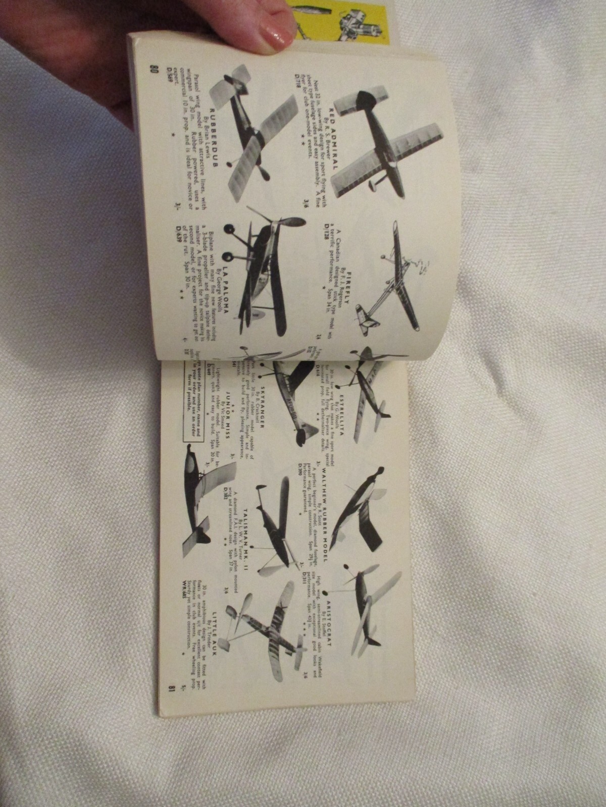 Aero Modeller & Model Maker Plans Handbook vintage 1960’s