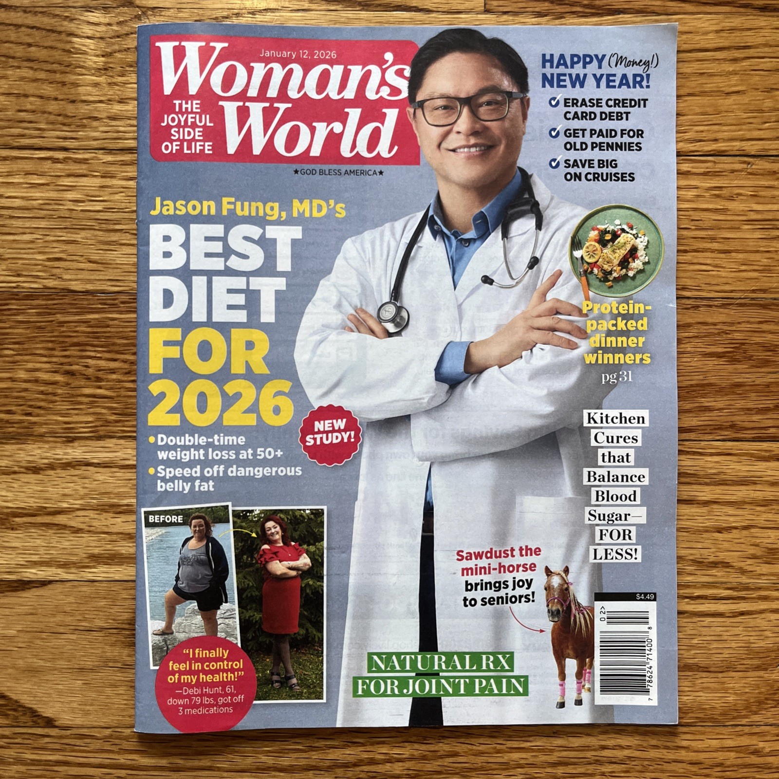 Woman’s World January 12, 2026 Magazine Jason Fung, MD’s Best Diet for 2026