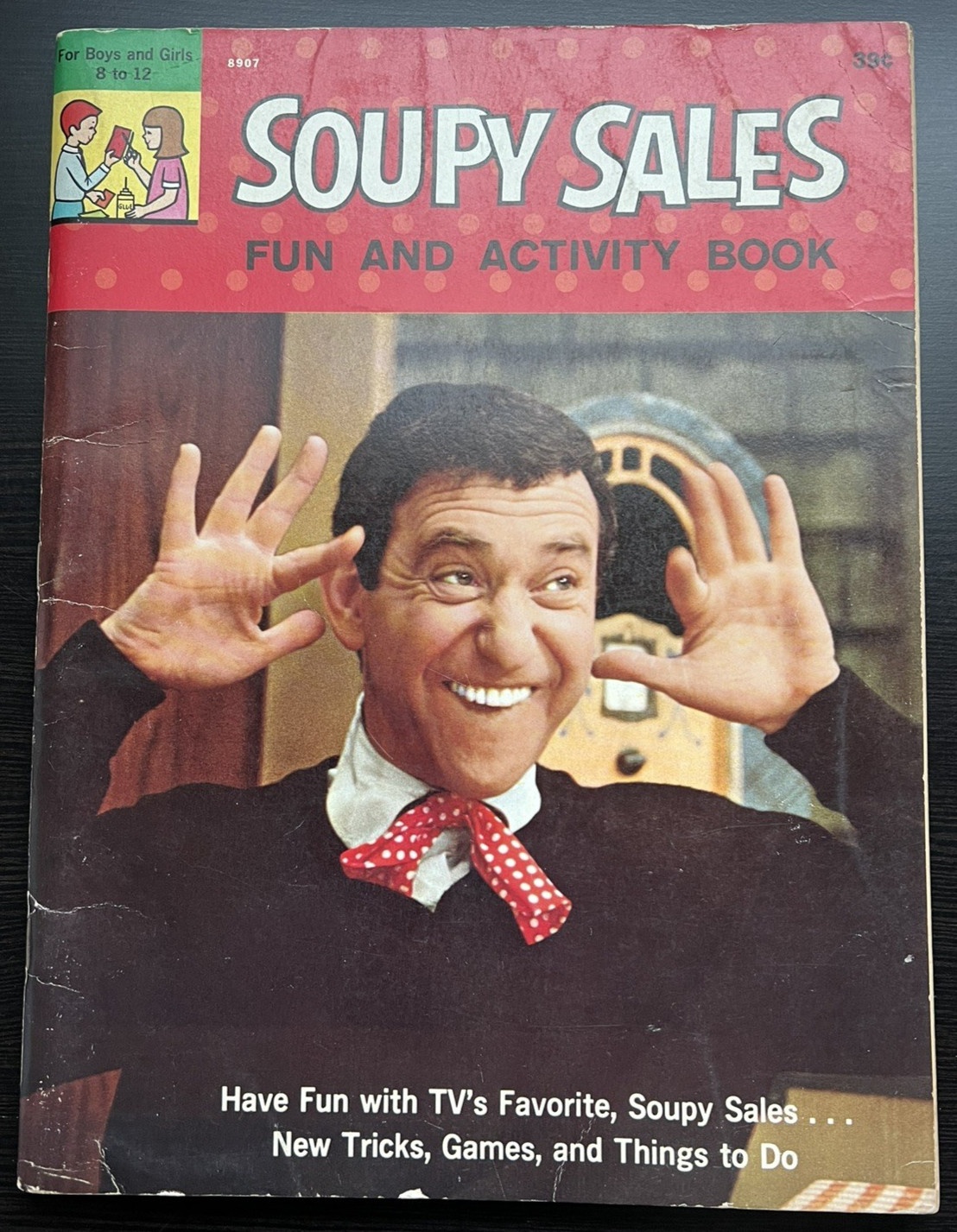 Soupy Sales Fun and Activity Book 1965 UNUSED 64 pages, ages 8-12, popular show