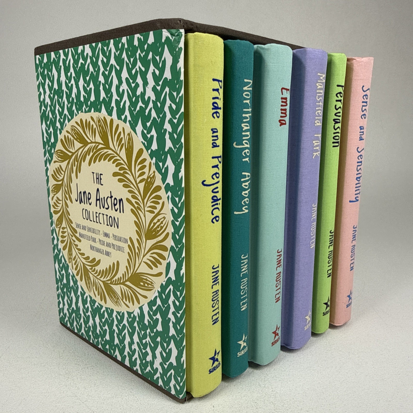 Jane Austen Collection 6 Book Hardcover Boxed Set Arcturus Sirius Deluxe Classic