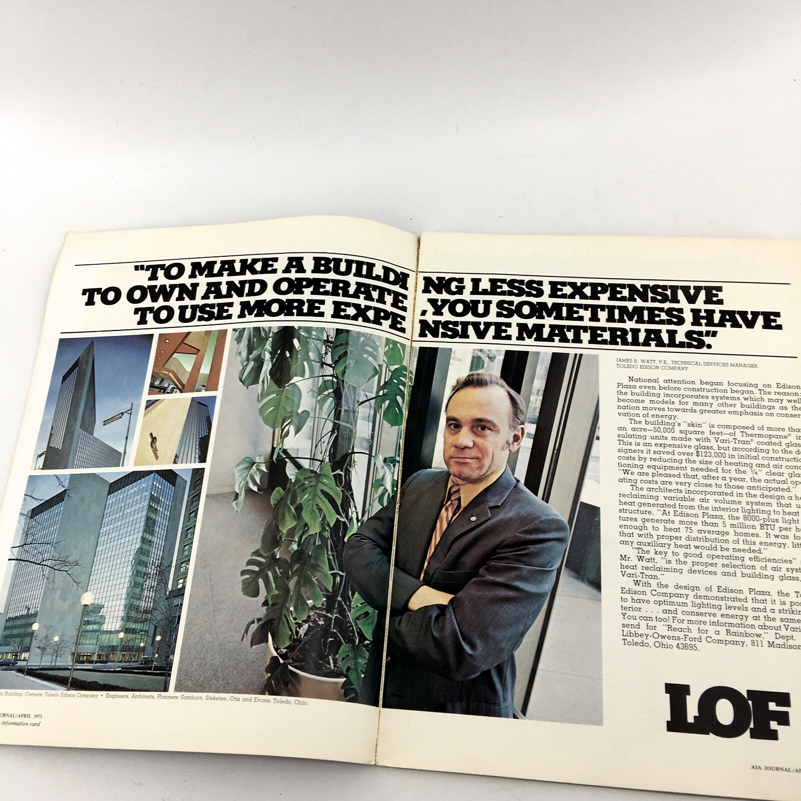 The AIA Journal April 1973 Architect San Francisco Honolulu Architecture Trade