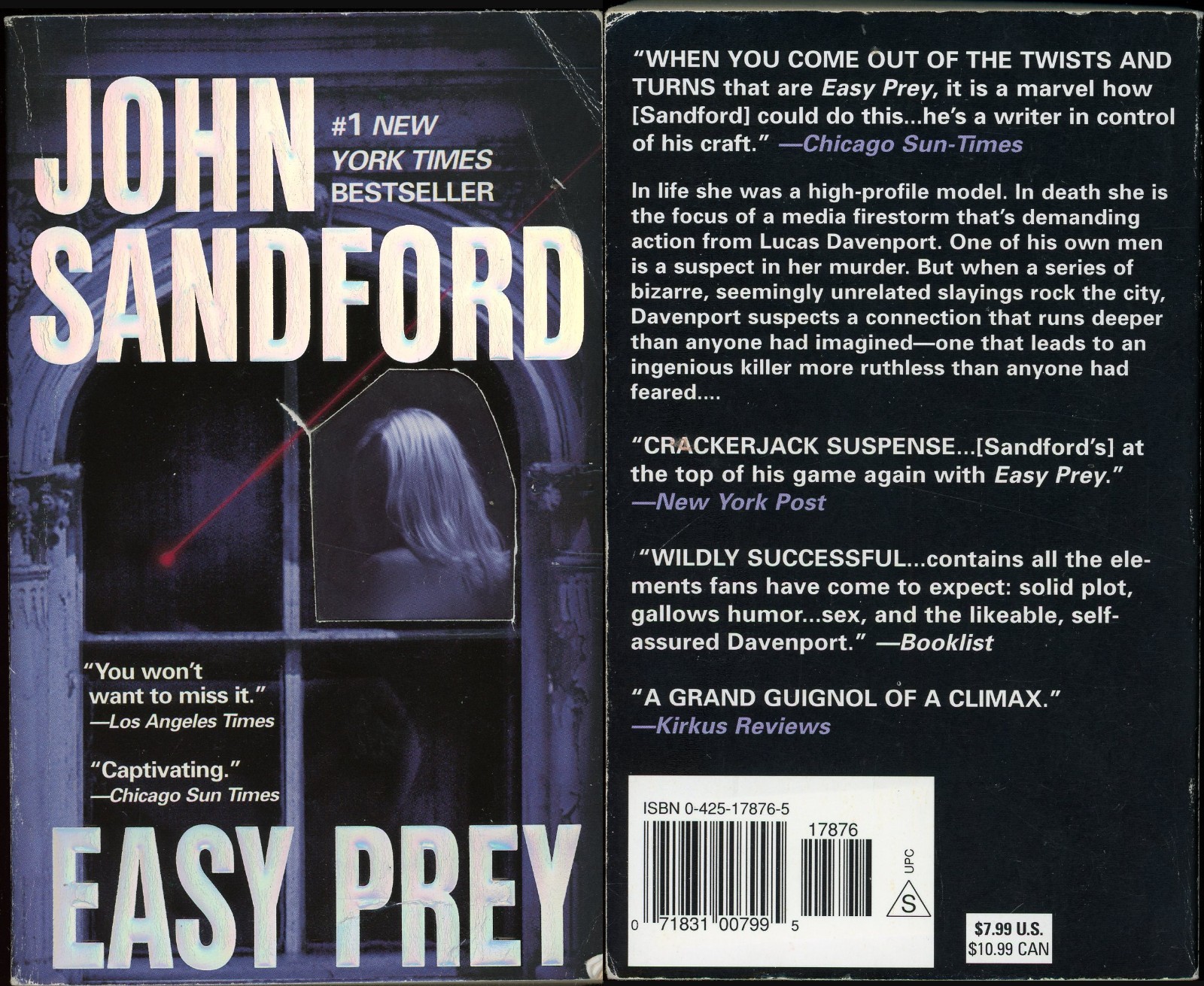 Lucas Davenport Prey Mystery Thriller Lot of 6 Paperback by John Sandford