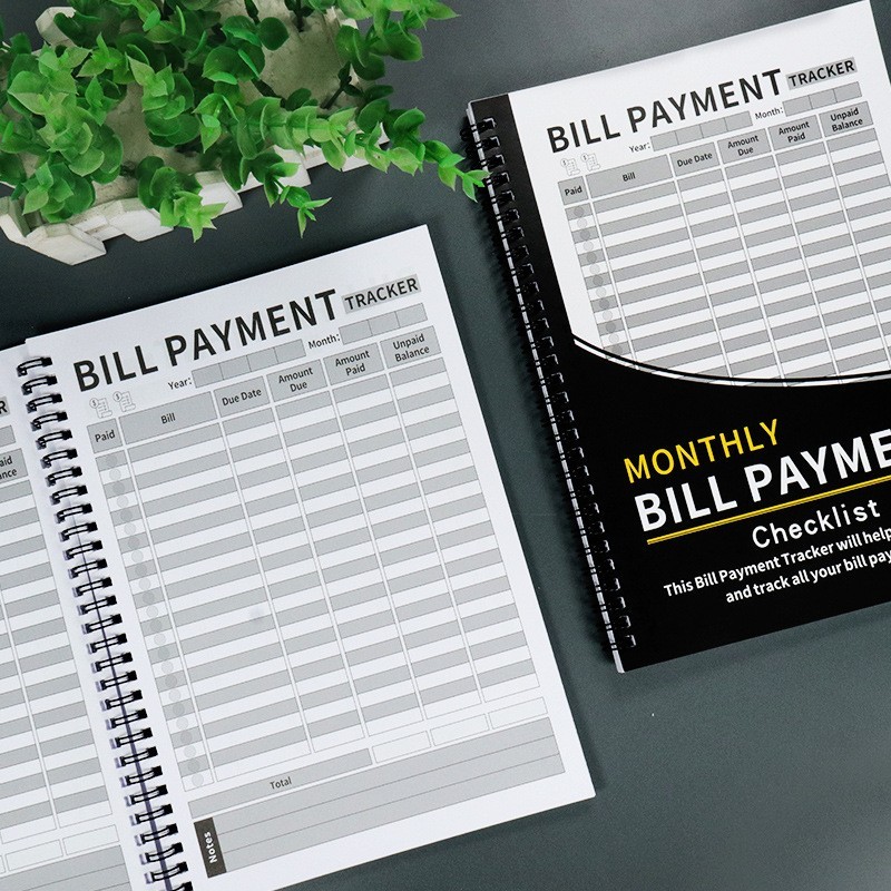 2PCS Monthly Bill Payment Checklist: Bill Tracker Notebook, the 4-Year Guide