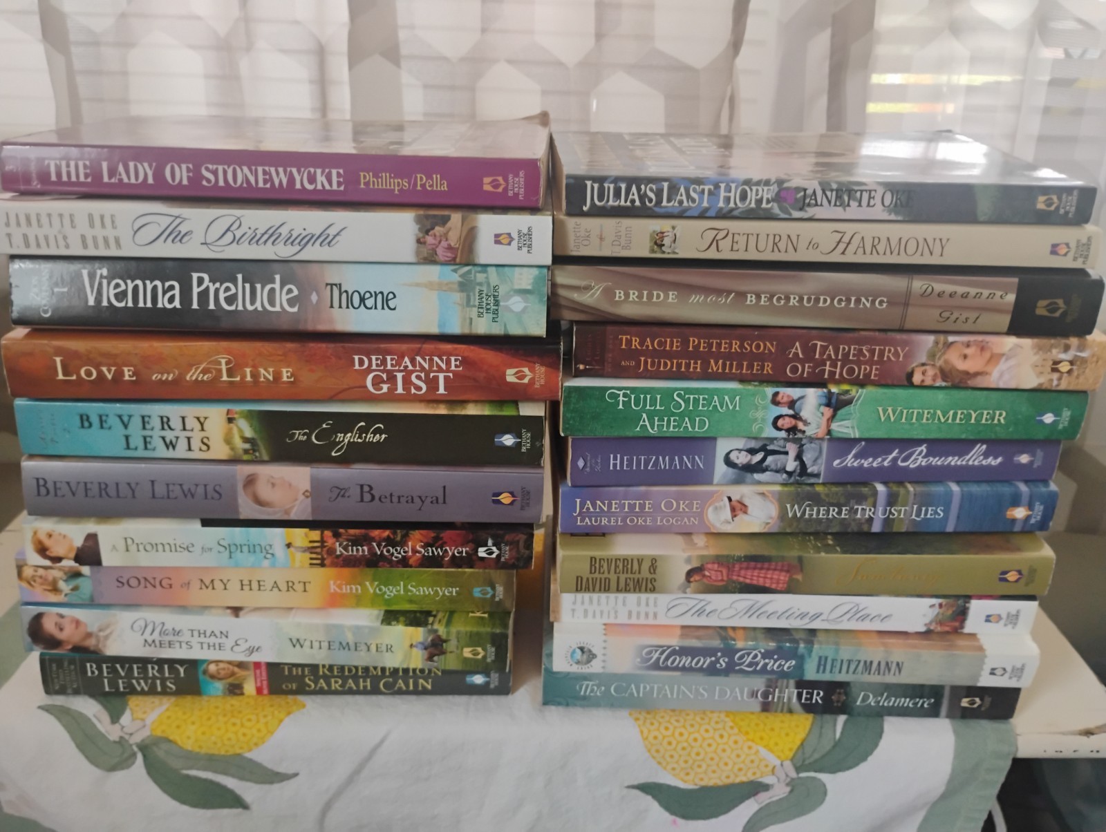 A Large Set Total Of 21 Babour House Novels