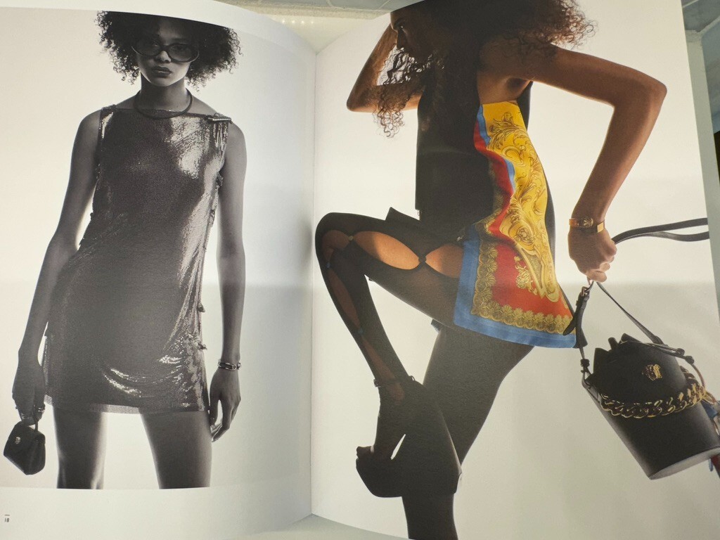 Versace SPRING-SUMMER 2022 COLLECTION Catalog Look Book Womens Men Runway Coffee