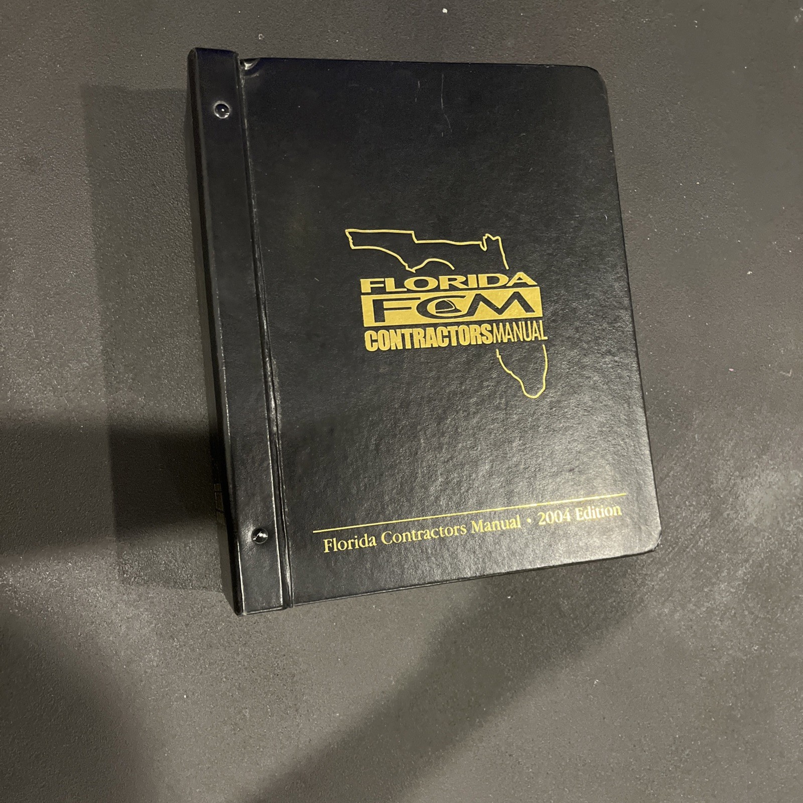 Florida FCM Contractors Manual (2008 Edition) with All Tabs and Inserts