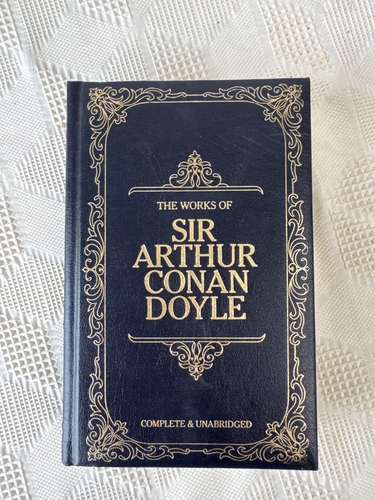 The Works of Sir Arthur Conan Doyle Bonded Leather 1984 Complete & Unabridged