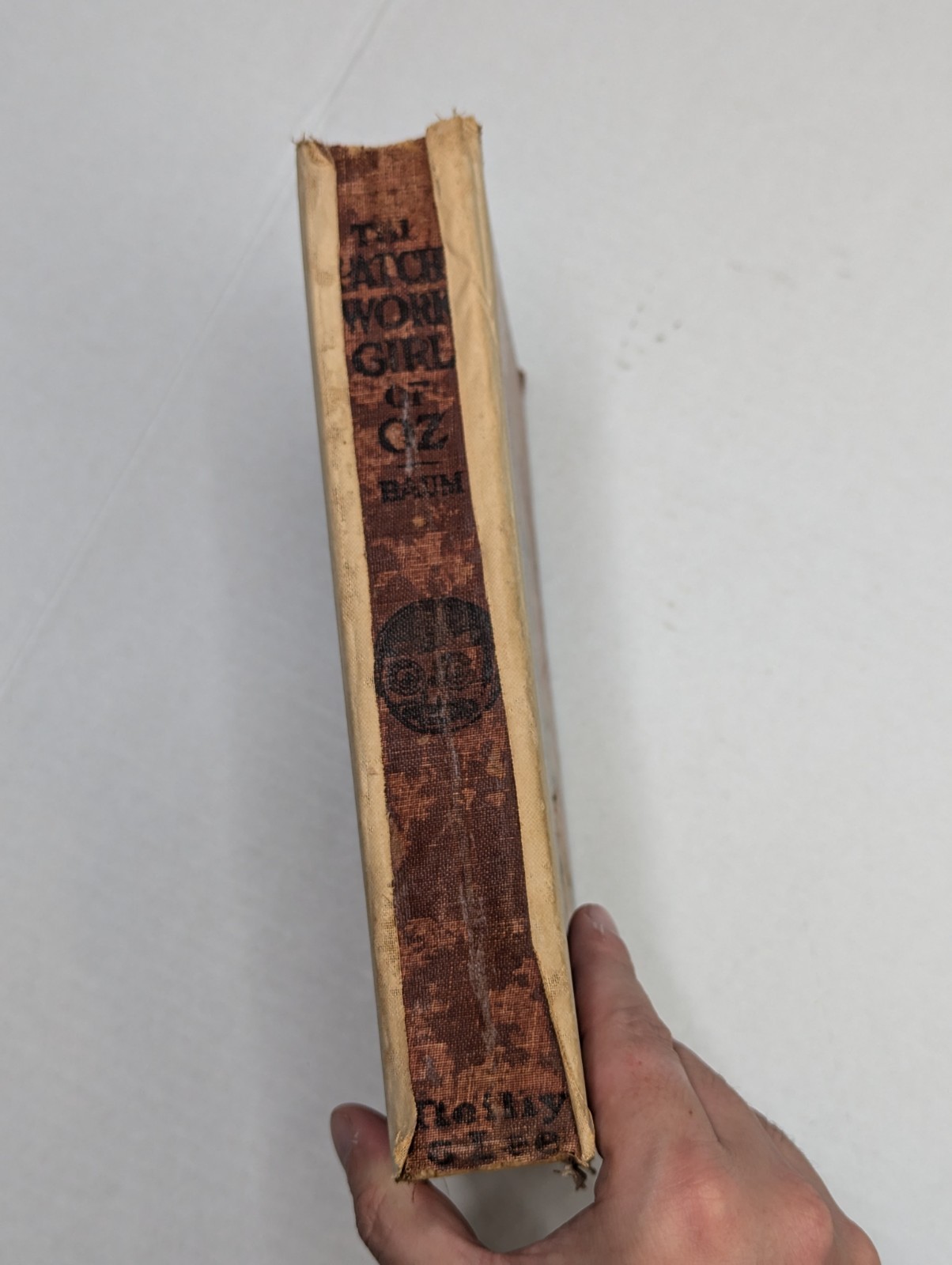 (Rough) HARDCOVER BOOK THE PATCHWORK GIRL OZ L FRANK BAUM 1913 Book