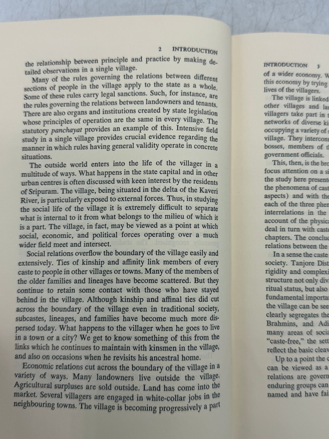 Caste, Class, Power André Béteille 1969 Second Printing Sociology Anthropology