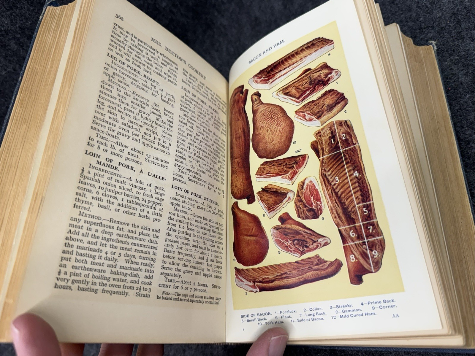 Mrs Beeton’s Family Cookery c1920s BIG Hardcover Cookbook Ward Lock & Co Ltd