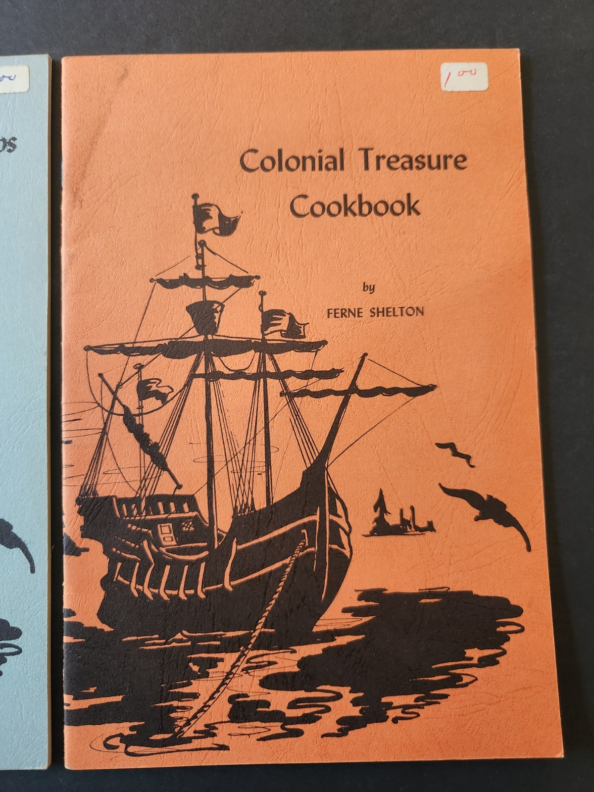 Colonial Kitchen Herbs + Colonial Treasure Cookbook Ferne Shelton Lot 2 History