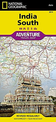 INDIA SOUTH (NATIONAL GEOGRAPHIC ADVENTURE MAP, 3014) By National Geographic