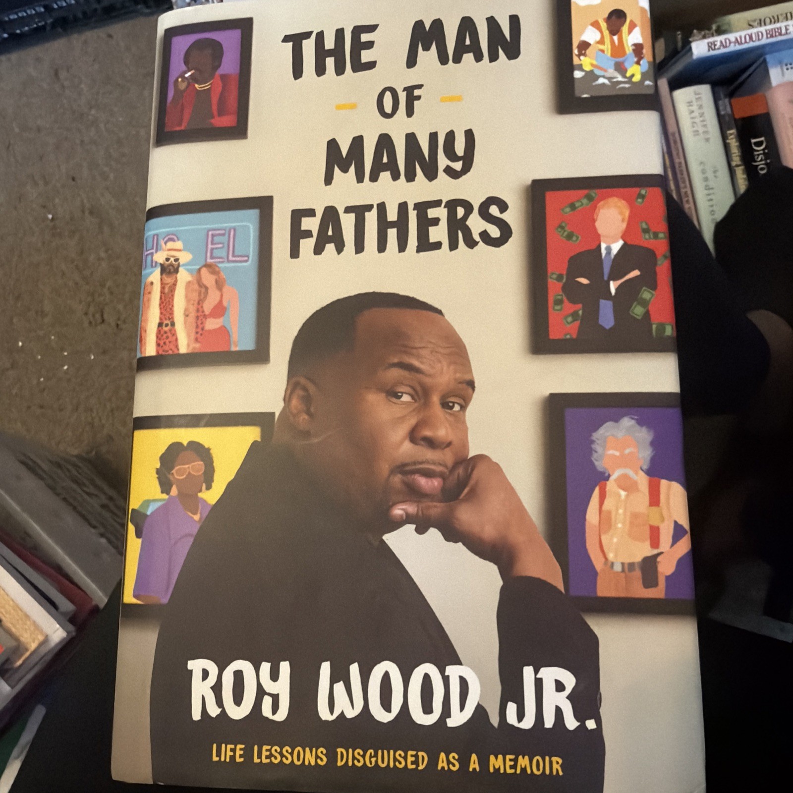 AUTOGRAPHED SIGNED Man of Many Fathers by Roy Wood Jr. hardcover