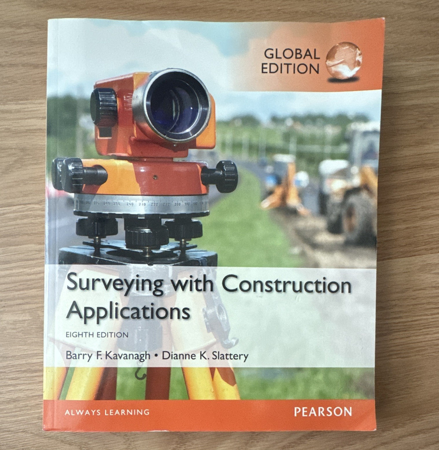 Pearson Surveying with Construction Applications Global 8th Ed Kavanagh/Slattery