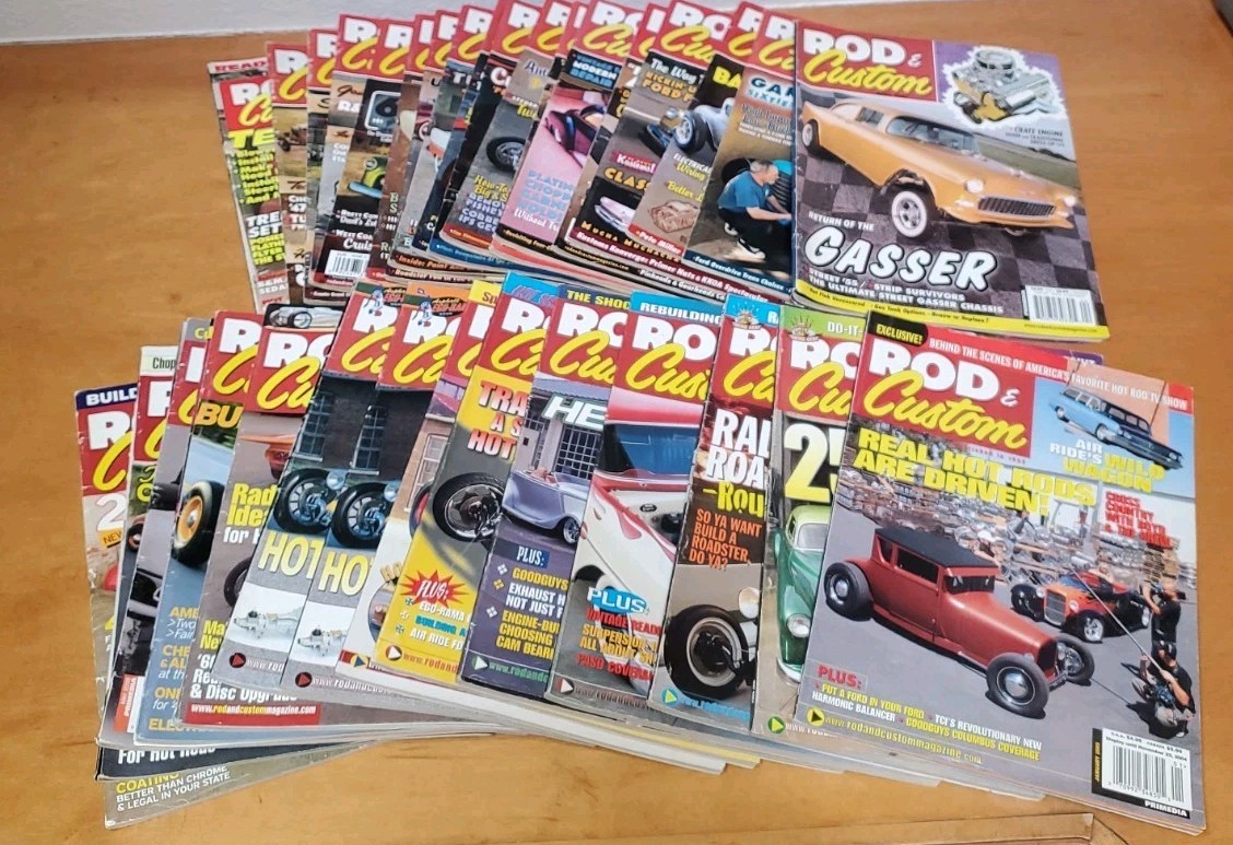 Rod & Custom Magazine Mixed Lot Of 32 From 1995-2004-05-06-07-09-10-11-12-13-14