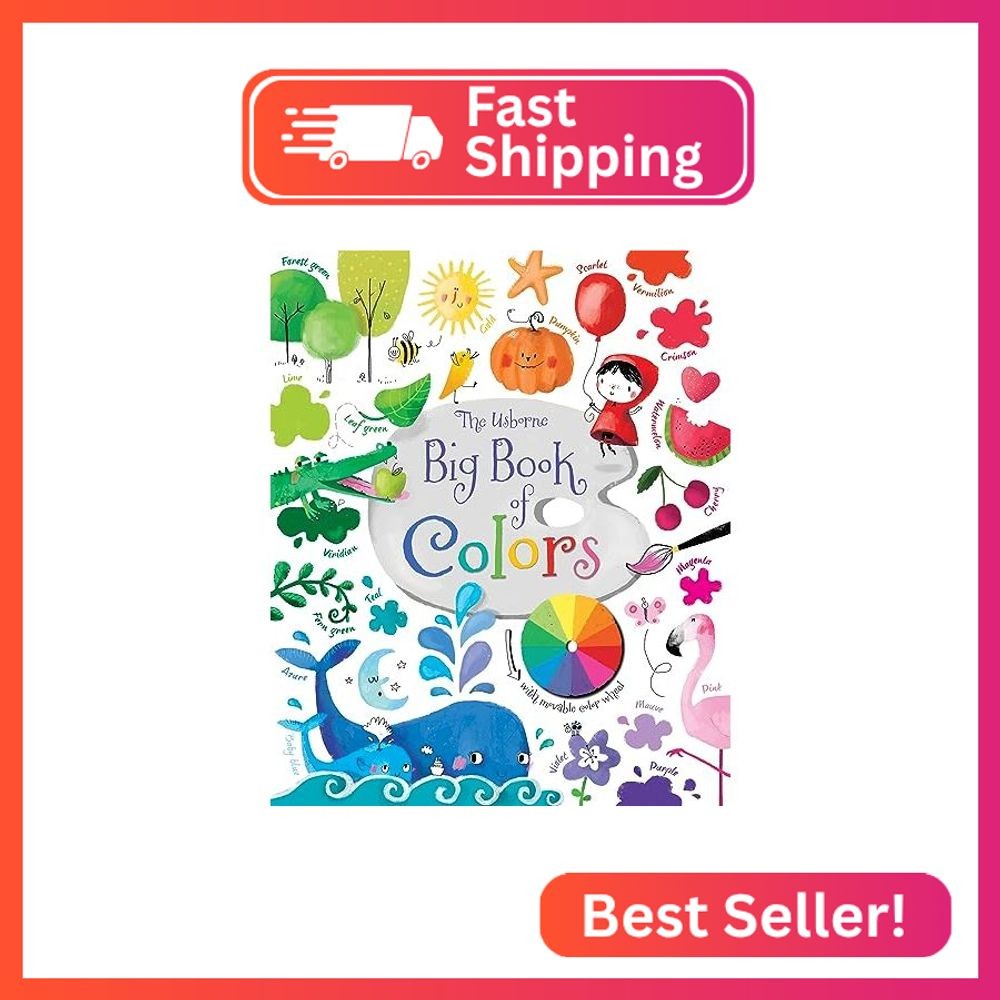 Big Book of Colors: An Interactive Picture Book for Children (Ages 1-4) About Pr