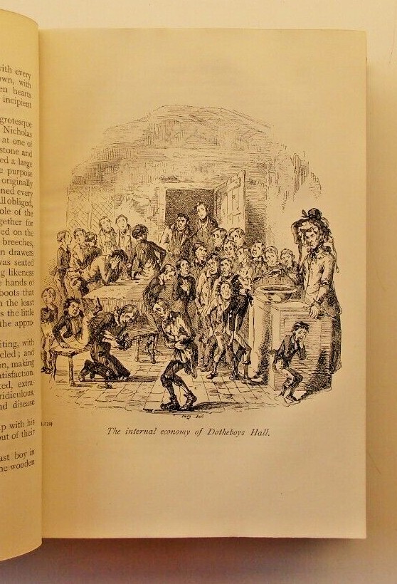 Charles Dickens Nicholas Nickleby 1912 Nelson Centenary edition hardback