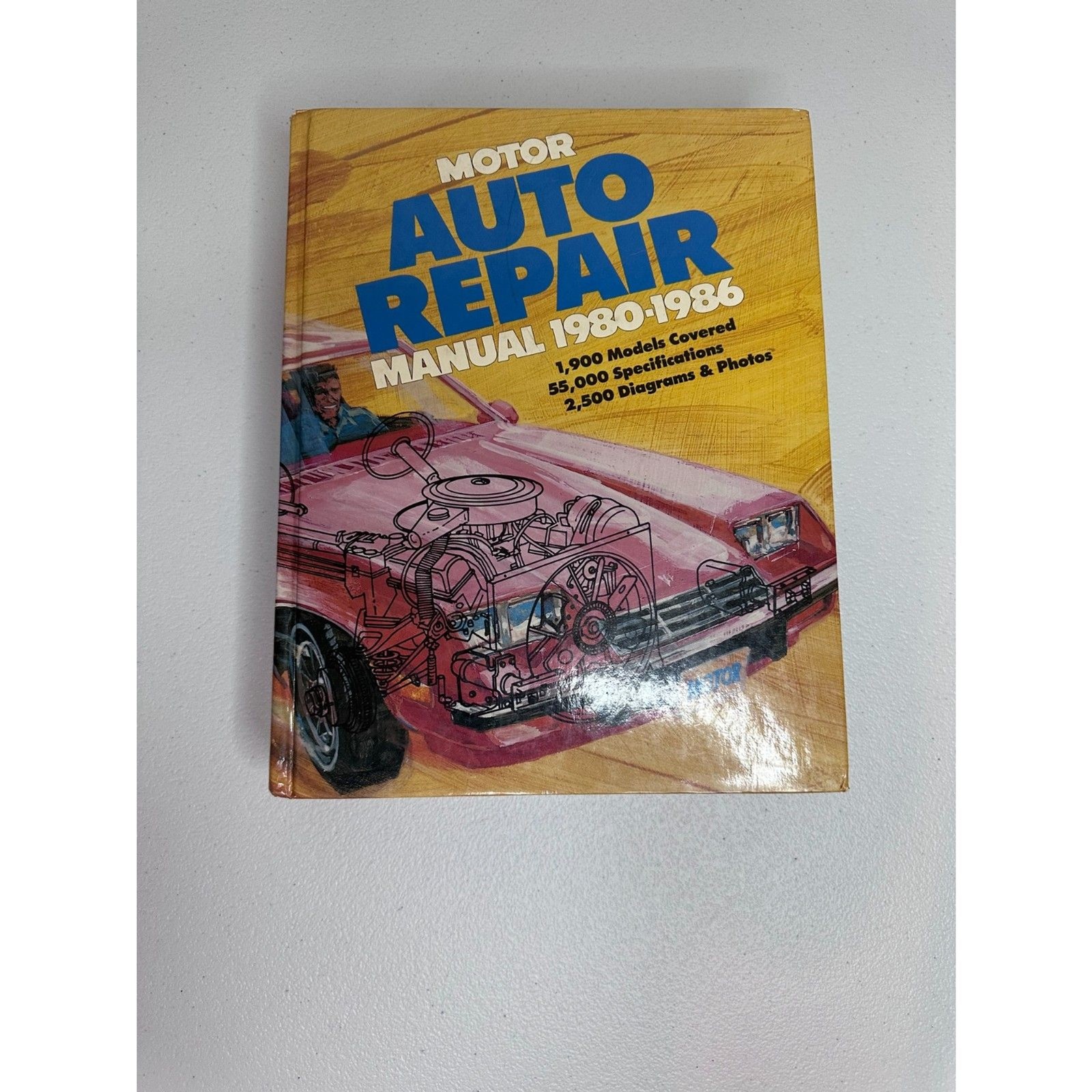 Motor Auto Repair Manual 1980-1986 49th Edition Vintage Car Repair Book