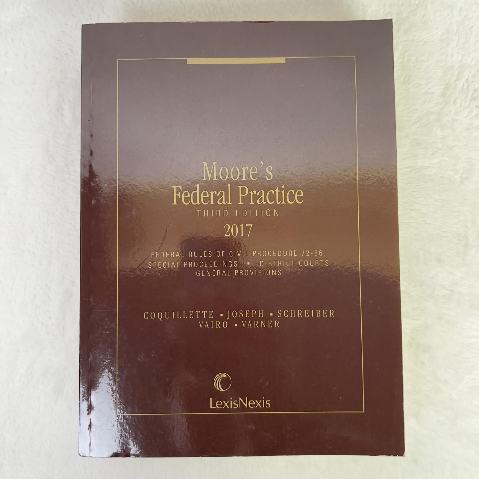 Moore’s Federal Practice 2017 3rd Ed Volumes 13 &14 LexisNexis Law Books