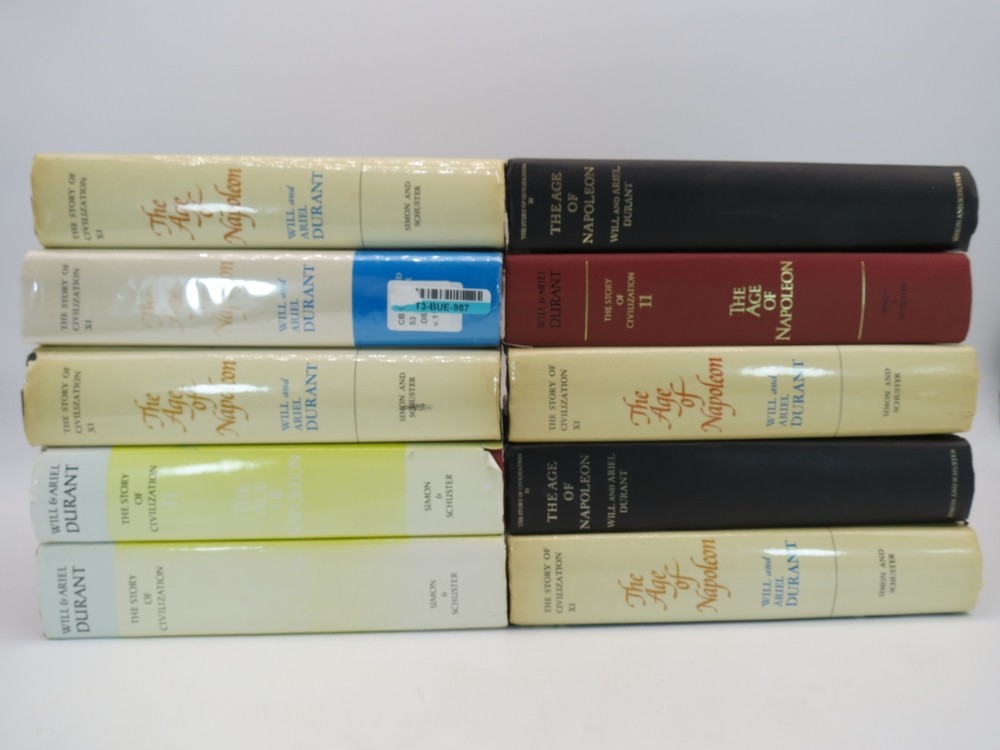 10 COPIES OF THE AGE OF NAPOLEON STORY OF CIVILIZATION VOLUME XI