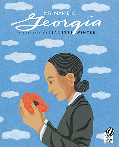 My Name Is Georgia: A Portrait by Jeanette Winter – Paperback – VERY GOOD